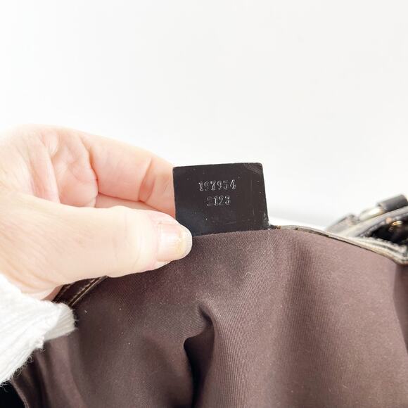 Gucci Joy GG Supreme Canvas Tote Bag Purse Tan Beige Brown - Picture 7 of 15